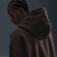 Nike x Stüssy Full-Zip Fleece Толстовка з капюшоном колір коричневий