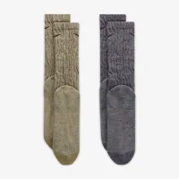 Nike Everyday Plus Cushioned Crew носки (2 пары) многоцветный
