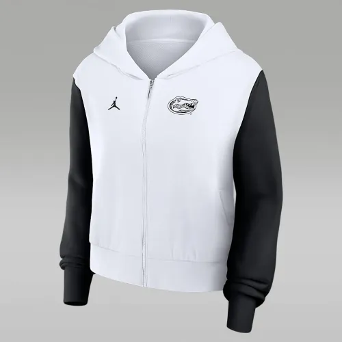 Nike Florida Athletic Prep Colorblocked Script Women’s Jordan Brand College Full-Zip Толстовка з капюшоном колір білий
