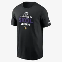 Minnesota Vikings 2024 NFL Playoffs чоловічі Nike NFL футболка чоловічі Nike NFL футболка колір чорний