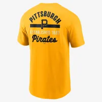 Pittsburgh Pirates 2-Hit чоловічі Nike MLB футболка Yellow