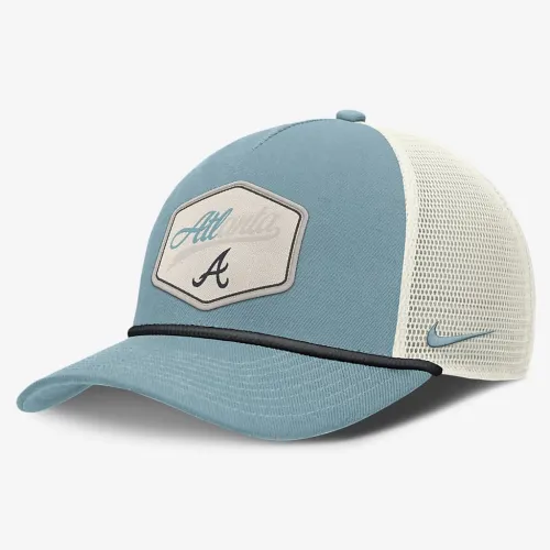 Atlanta Braves Rise Tech мужские Nike Dri-FIT MLB Trucker Adjustable Hat синий
