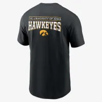 Iowa Hawkeyes чоловічі Nike College футболка колір чорний