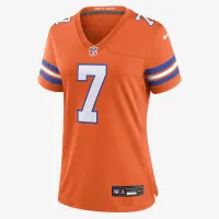 John Elway Denver Broncos жіноча Nike NFL Game Football Jersey Orange