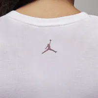 Nike Jordan жіноча Slim Graphic футболка колір білий