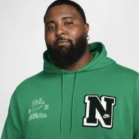 Nike Club Fleece мужские French Terry Pullover Толстовка с капюшоном цвет зеленый