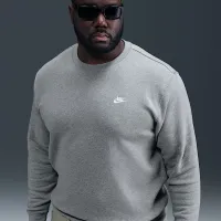 Nike Club мужские Fleece Crew цвет серый