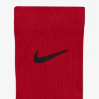 Nike Elite дитячі баскетбольні Crew шкарпетки (3 пар) колір червоний