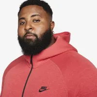 Nike Sportswear Tech Fleece Windrunner чоловічі Full-Zip Толстовка з капюшоном колір червоний