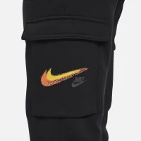 Nike Sportswear Big дитячі (для хлопчиків) Fleece Graphic Cargo Pants колір чорний