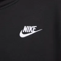 Nike Sportswear Club Fleece жіноча оверсайз Mock-Neck світшот колір чорний