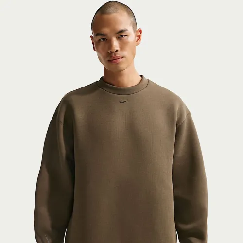 Nike Tech чоловічі Fleece Loose Fit Crew колір коричневий