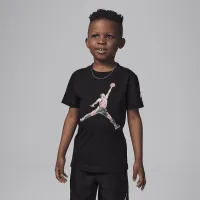 Nike Jordan Watercolor Jumpman Little детские Graphic футболка цвет черный