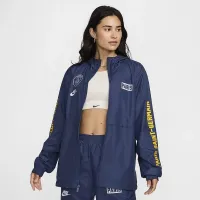 Paris Saint-Germain Essential Repel женская Nike Soccer Woven Hooded Куртка синий