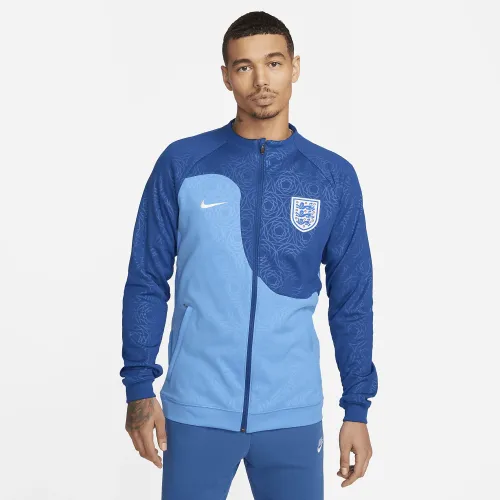 Nike England Academy Pro чоловічі Anthem Soccer Куртка блакитний