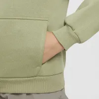 Nike Sportswear Club Fleece Big детские Pullover Толстовка с капюшоном цвет зеленый