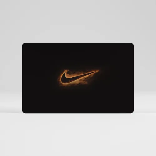Nike Gift Card Mailed in a Mini Nike Shoebox колір чорний
