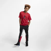 Nike Jordan Big дитячі Dri-FIT Jumpman Logo футболка колір червоний