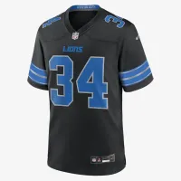 Alex Anzalone Detroit Lions чоловічі Nike NFL Game Football Jersey колір чорний
