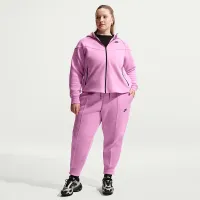 Nike Sportswear Tech Fleece Windrunner женская Full-Zip Толстовка с капюшоном (большие размеры) цвет фиолетовый