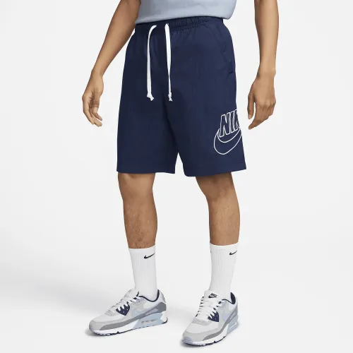 Nike Sportswear Alumni мужские Woven Flow шорты синий