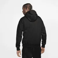Nike Solo Swoosh чоловічі Fleece Толстовка з капюшоном колір чорний