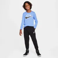 Nike Sportswear Powder Play Little дитячі Long Sleeve футболка блакитний