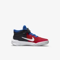 Nike Team Hustle D 10 FlyEase Little дитячі Easy On/Off Кросівки колір чорний