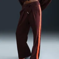 Nike Naomi Osaka женская С высокой Талией Loose Knit Pants цвет красный