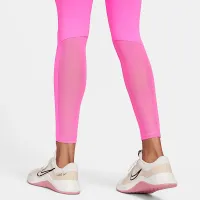 Nike Pro женская Mid-Rise Mesh-Paneled лосины цвет красный