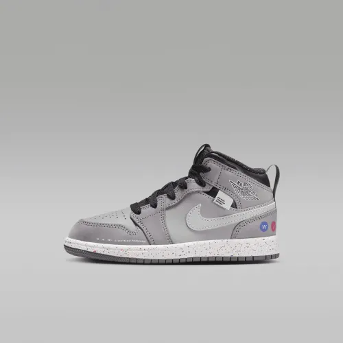 Nike Jordan 1 Mid Wings Little Kids' Кросівки Grey