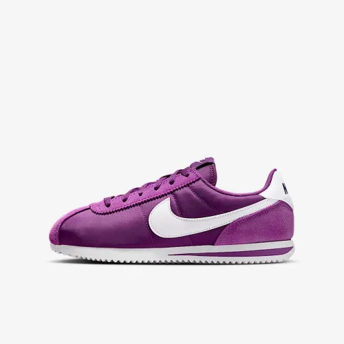 Nike Cortez Textile Big детские Кроссовки цвет фиолетовый
