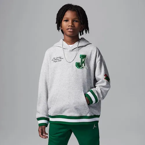 Nike Jordan Big дитячі Court of Legends Pullover Толстовка з капюшоном колір сірий