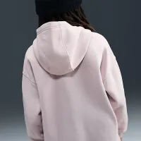 Nike Sportswear Club Fleece Big детские оверсайз Pullover Толстовка с капюшоном цвет фиолетовый