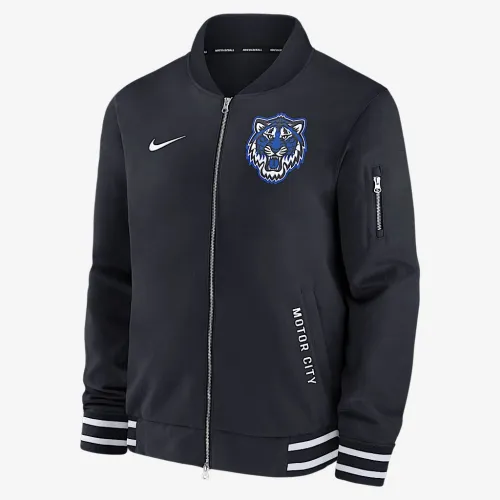 Detroit Tigers Authentic Collection City Connect чоловічі Nike MLB Full-Zip Bomber Куртка блакитний