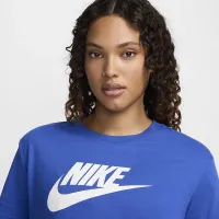 Nike Sportswear Essential жіноча Cropped Logo футболка блакитний