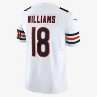 Caleb Williams Chicago Bears мужские Nike Dri-FIT NFL Limited Jersey цвет белый