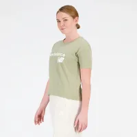 Футболка New Balance WT03805OLF - зеленая