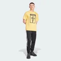Футболка adidas Originals Trefoil Torch JJ1220 - желтая