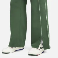 Nike Sportswear Phoenix Fleece женская С высокой Талией Open-Hem Sweatpants цвет зеленый
