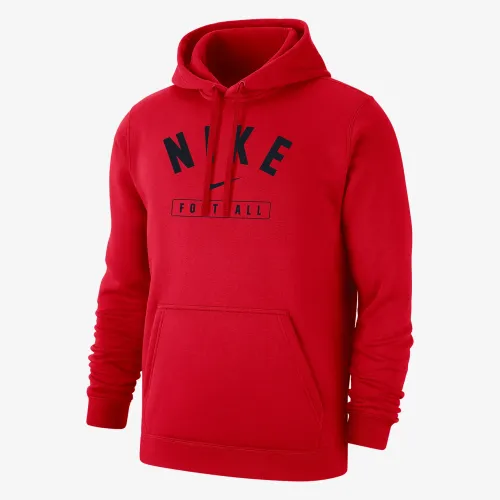 Nike Football мужские Pullover Толстовка с капюшоном цвет красный