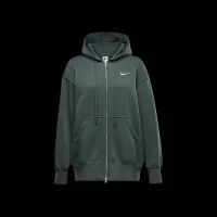 Nike Sportswear Phoenix Fleece женская оверсайз Full-Zip Толстовка с капюшоном цвет зеленый