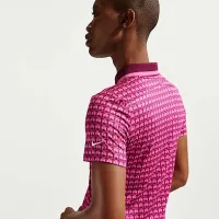 Nike Tour жіноча Dri-FIT Short-Sleeve Printed для гольфу Polo колір червоний