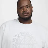Nike Standard Issue мужские Dri-FIT баскетбольные Crew-Neck свитшот цвет серый