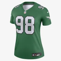 Jalen Carter Philadelphia Eagles жіноча Nike Dri-FIT NFL Legend Jersey Green