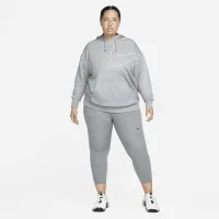 Nike Pro жіноча Mid-Rise Crop лосіни (великі розміри) колір сірий