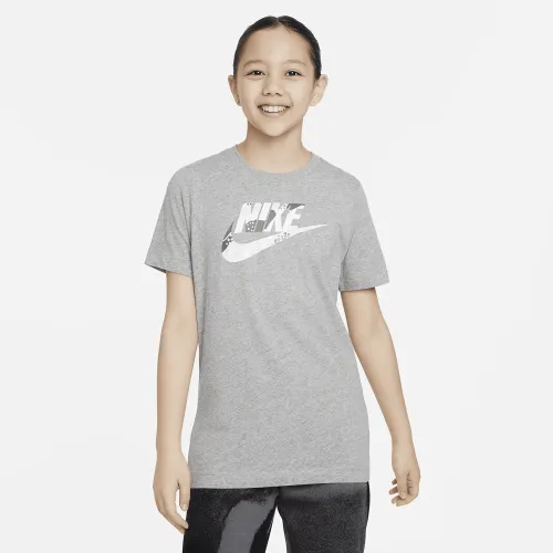 Nike Sportswear Big детские футболка цвет серый