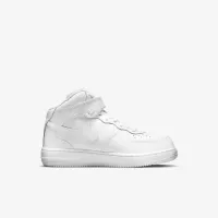 Nike Force 1 Mid LE Little дитячі Shoe колір білий