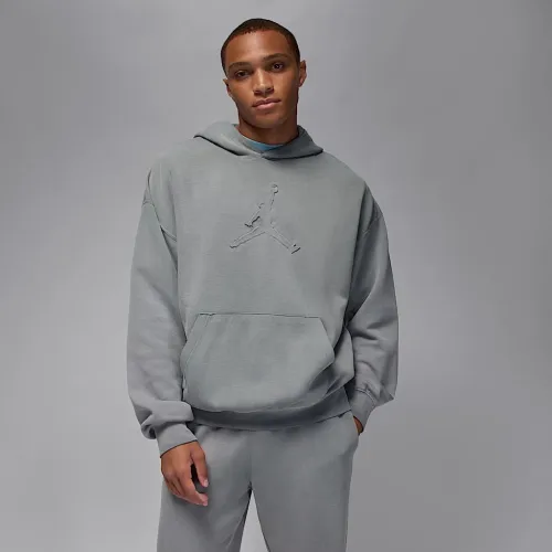 Nike Tatum Hoop Fleece чоловічі Dri-FIT Pullover Толстовка з капюшоном колір сірий