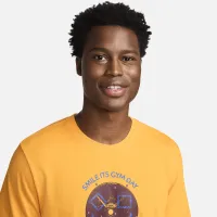 Nike мужские Fitness футболка Yellow